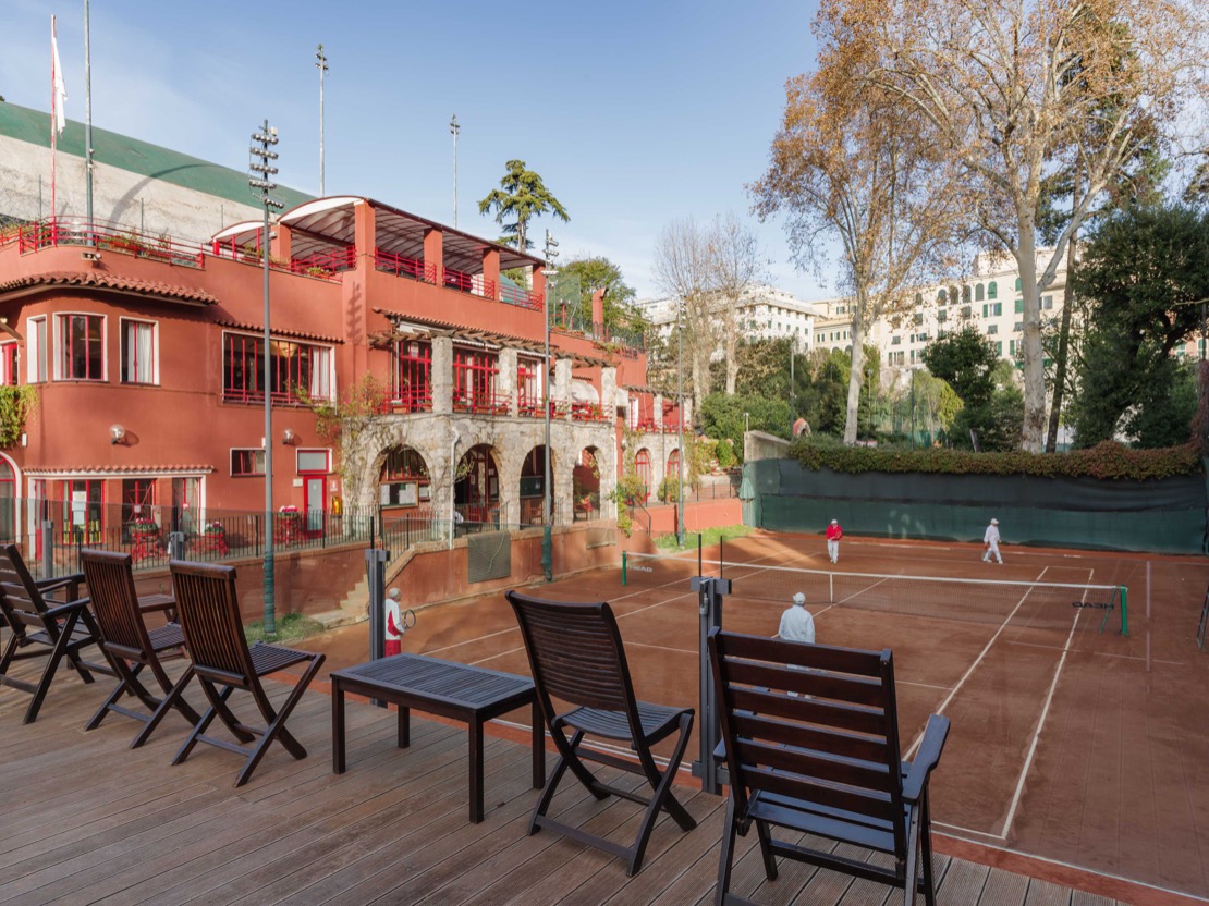 <Campo in terra rossa Tennis Club Genova