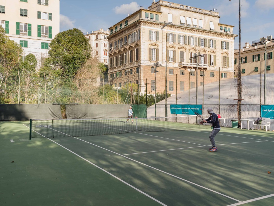 <Tennis Club Genova Campo da gioco green set