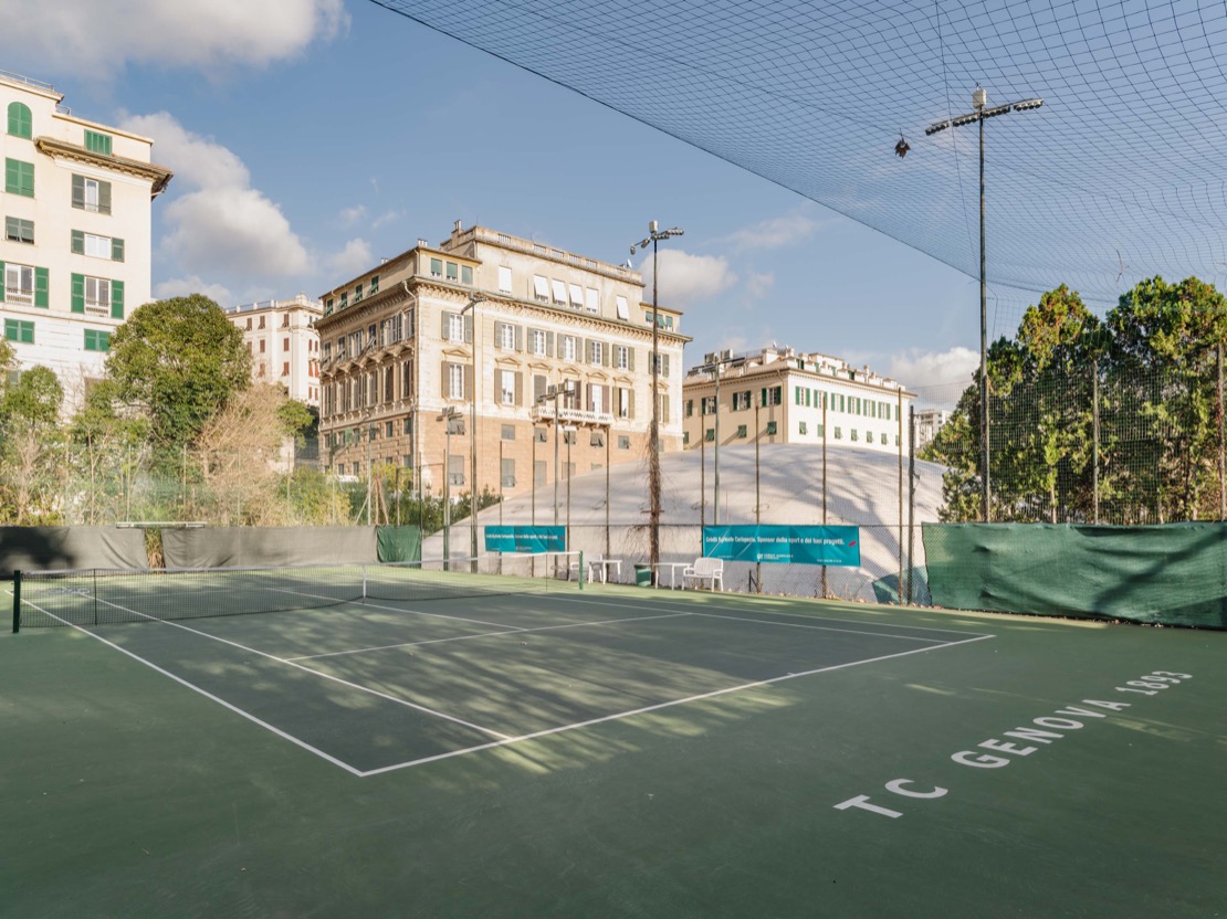 <Campo green set Tennis Club Genova